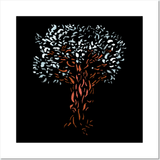 Tree - Mystical and Magical Tribal - Ink Color Posters and Art